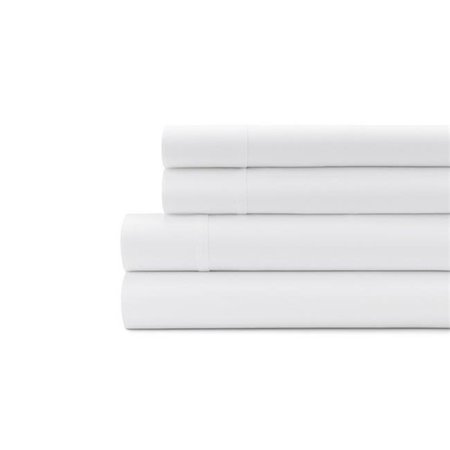 BALTIC LINEN Sobel Westex 300 Thread Count 100-Percent Cotton Sateen Sheet Set  White - Queen 3611292800000